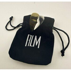 RLM Studio Ring Robert Lee Morris Sterling Silver Heart Brass Mixed Metal size 7